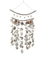 11539 - Net w/ Beads & Oyster Shells Hanger 11x19"