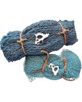 4492 - Natural Blue Trawler Net w/ Shell 5x10'