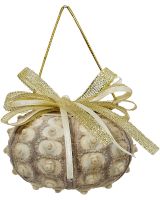 6011 - Gold Bow Sputnik Sea Urchin Ornament