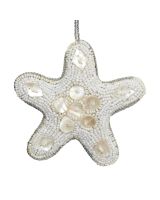 651009 - Starfish White MOP & Beads Ornament