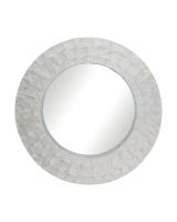 6982 - Natural Capiz Round Mirror 24x2" (PALLET ONLY)