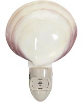 754404 - Polished Tiger Clam AUTO LED Night Light
