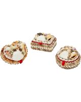 8016 - Asst Shapes Jewelry Box -Heart-Round-Rect- 2.5"