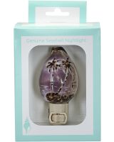 858602 - Carved Cowrie Palm Tree Boxed LED Night Light