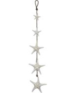 11402 - 5 White Knobby Starfish Strand 48"