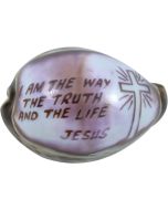 3383 - Carved Cowrie-Way Truth and Life