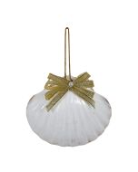 6033 - Gold Bow Polished Irish Deep Ornament