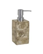 6915 - Champagne Capiz Shell Soap Dispenser 2.6x7"