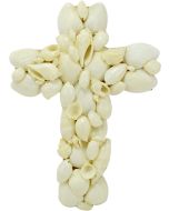 7056 - White Shell Cross 8"