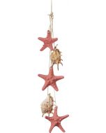 7316 - Coral Knobby Starfish and Lambis Mobile 24"