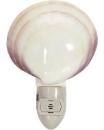 754404 - Polished Tiger Clam AUTO LED Night Light